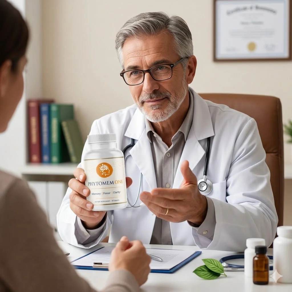 Doctor recommending Phytomem One